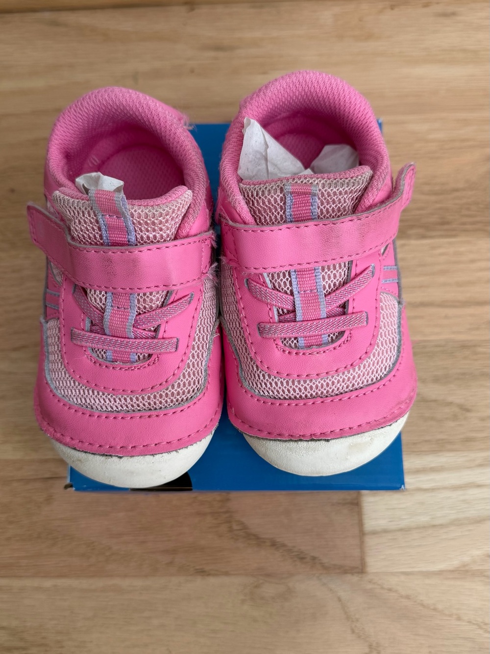 Stride Rite sm apollo pink toddler shoes 6W